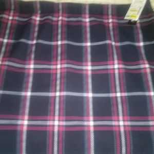 Travel Elements plaid pencil skirt